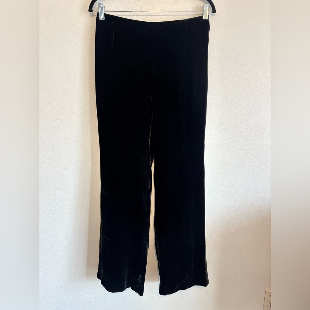 Armani Collezioni Black Velvet Trousers